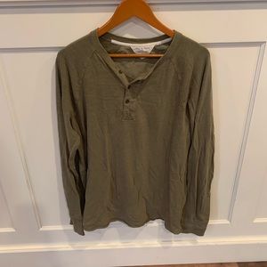 rag and bone - Long Sleeve Olive shirt
